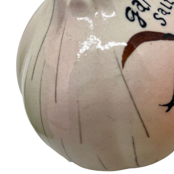 Anthropomorphic Salt Shakers Celery Onion Garlic Vegetable Head Vintage Norcrest - Picture 9 of 12